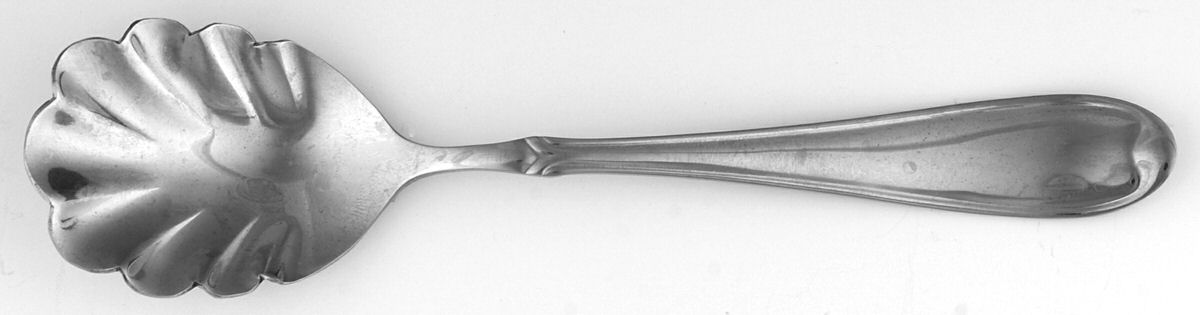 Summerset (Stainless) Sugar Shell Spoon by Wallace Silver-1