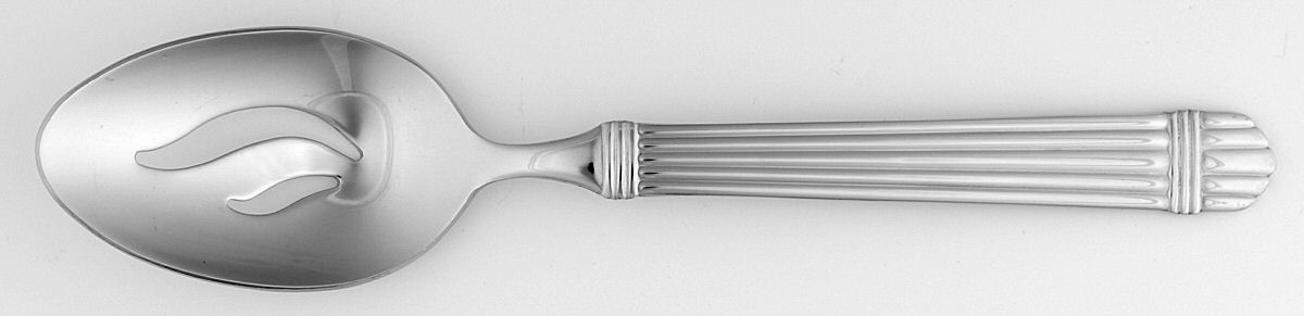 Esprit (Stainless) Pierced Tablespoon (Serving Spoon) by Wallace Silver-1