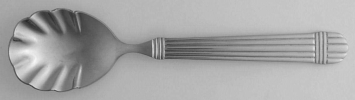 Esprit (Stainless) Sugar Shell Spoon by Wallace Silver-1