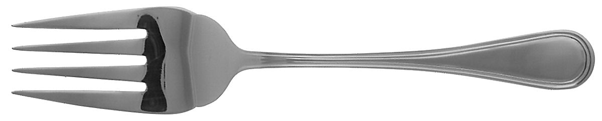 Rockport (Stainless) Medium Solid Cold Meat Serving Fork by Wallace Silver-1