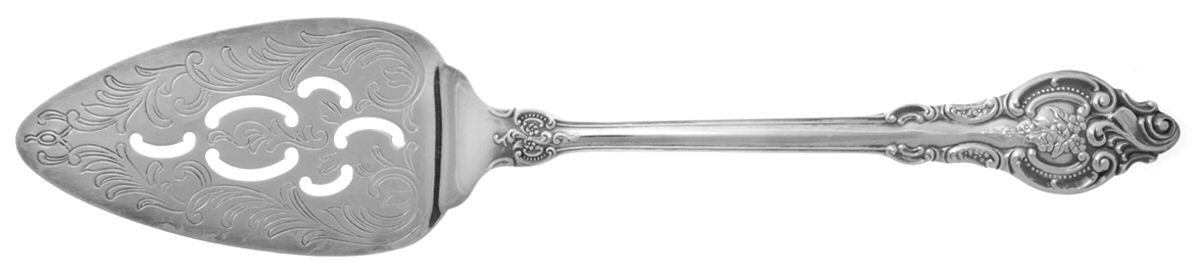Baroque (Silverplate) Solid Pierced Pie Server by Wallace Silver-1