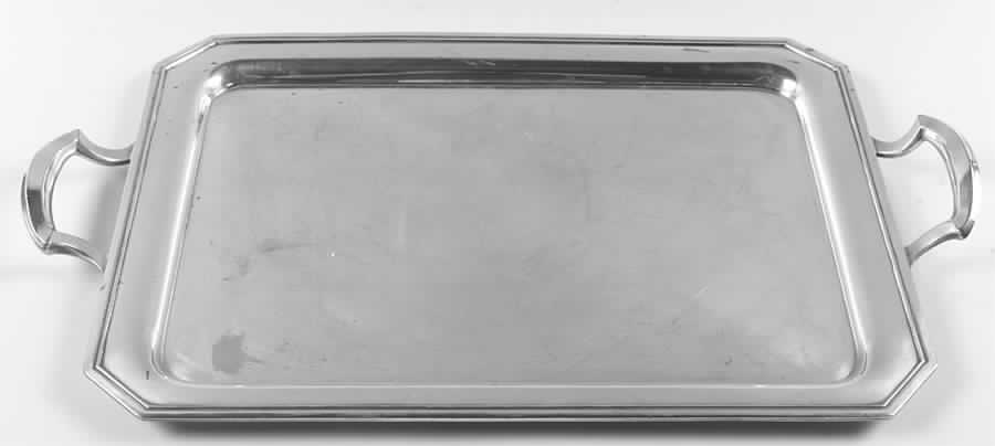 N3008 (Silverplate, Hollowware) Large Waiter Tray by Wallace Silver-1