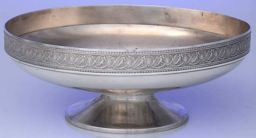 464 (Sterling, Hollowware) Medium Footed Fruit Bowl by Whiting Manf Co-1