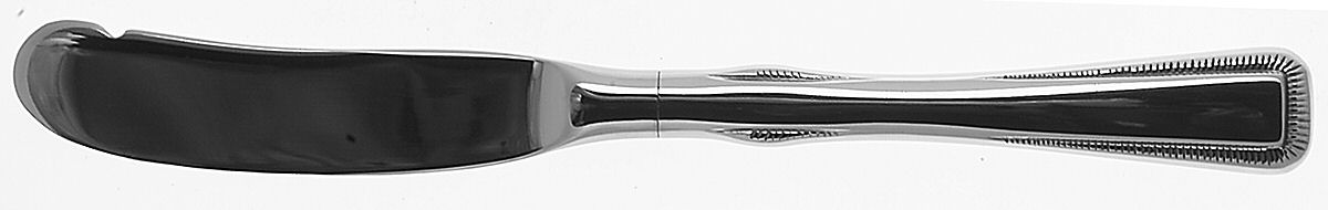 Platinum Plume (Stainless) Hollow Handle Master Butter Knife by Wedgwood Silver-1
