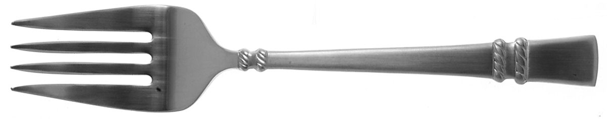 Chadwick (Stainless) Large Solid Cold Meat Serving Fork by Wedgwood Silver-1