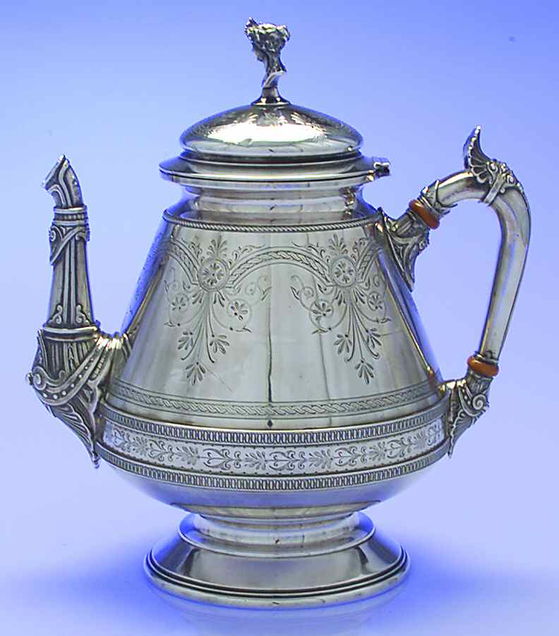 367 (Sterling, Hollowware) Teapot by Whiting Manf Co-1