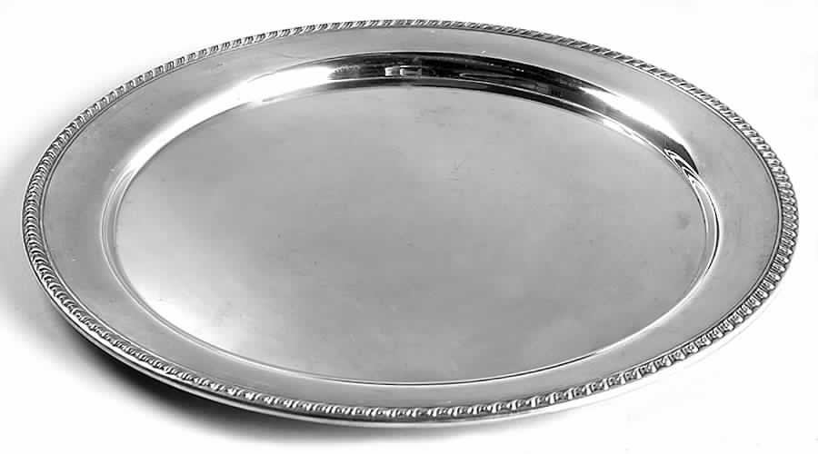 71149 (Sterling, Hollowware) 14" Round Tray by Wallace Silver-1