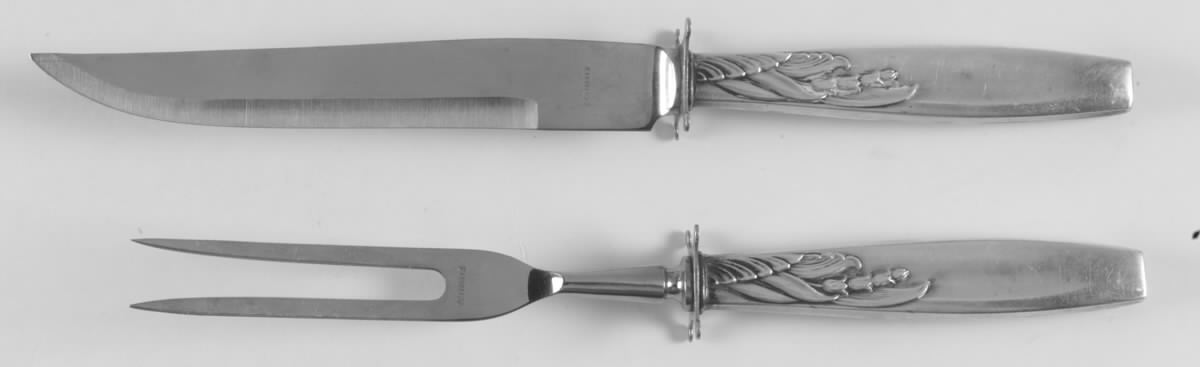 WSC30 (Sterling) Small Stainless Blade 2-Piece Steak Carving Set by Webster Co-1