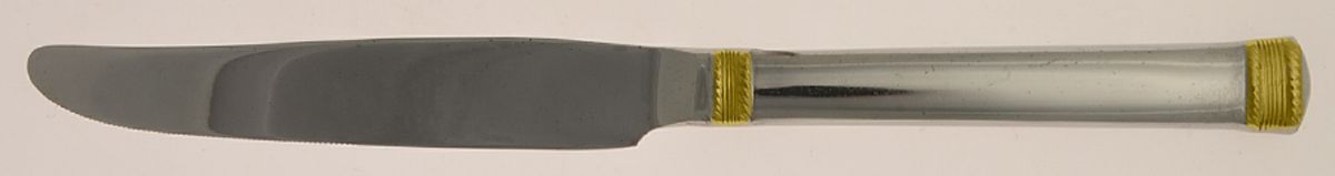 Gold Coin Edge (Stainless) New French Solid Knife by Wallace Silver-1