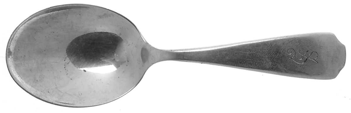 WSC31 (Sterling) Straight Handle Baby Spoon by Webster Co-1