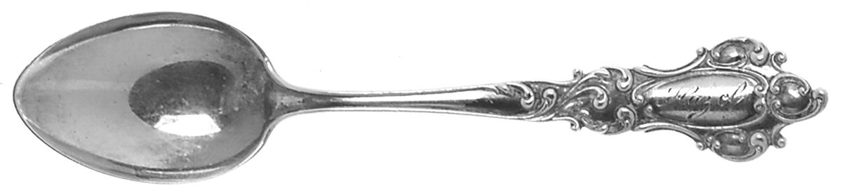 47 (Sterling) Monogram Demitasse Spoon by Watson-1