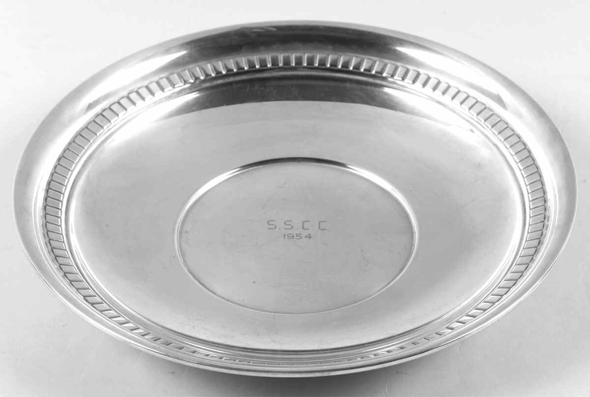 Modernique (Sterling, Hollowware) Sterling Sandwich Plate by Wallace Silver-1