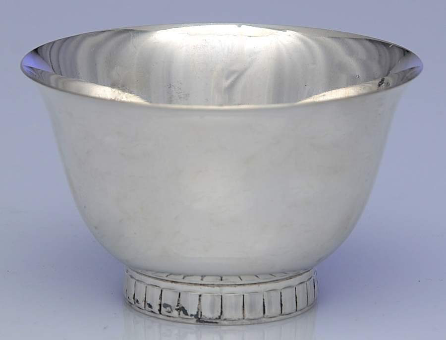 Modernique (Sterling, Hollowware) Mini Open Sugar Bowl by Wallace Silver-1