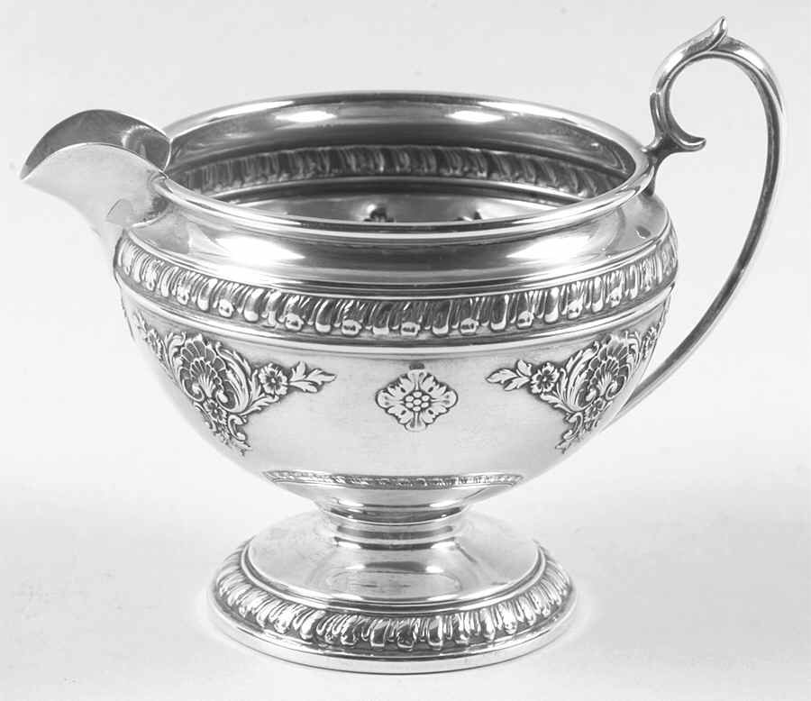 4085 (Sterling, Hollowware) Open Sugar Bowl by Wallace Silver-1