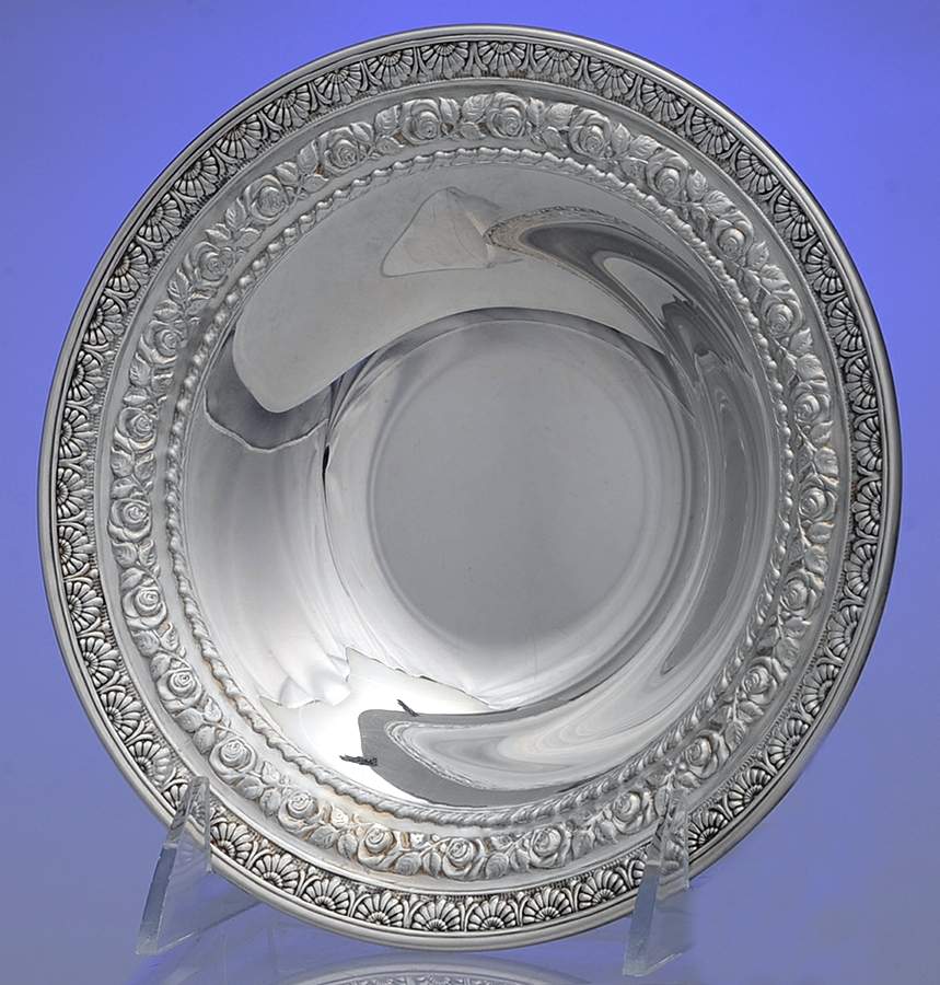 N6542 (Silverplate, Hollowware) 6" Bon Bon Bowl by Wallace Silver-1