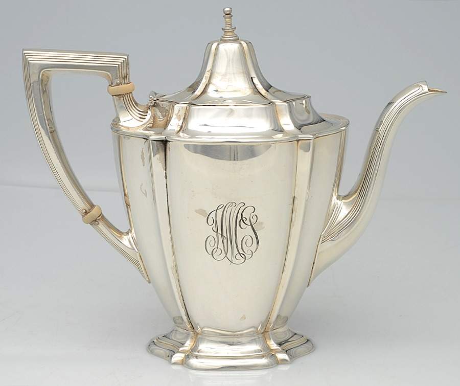 8580 (Sterling, Hollowware) Coffee Pot by Watson-1