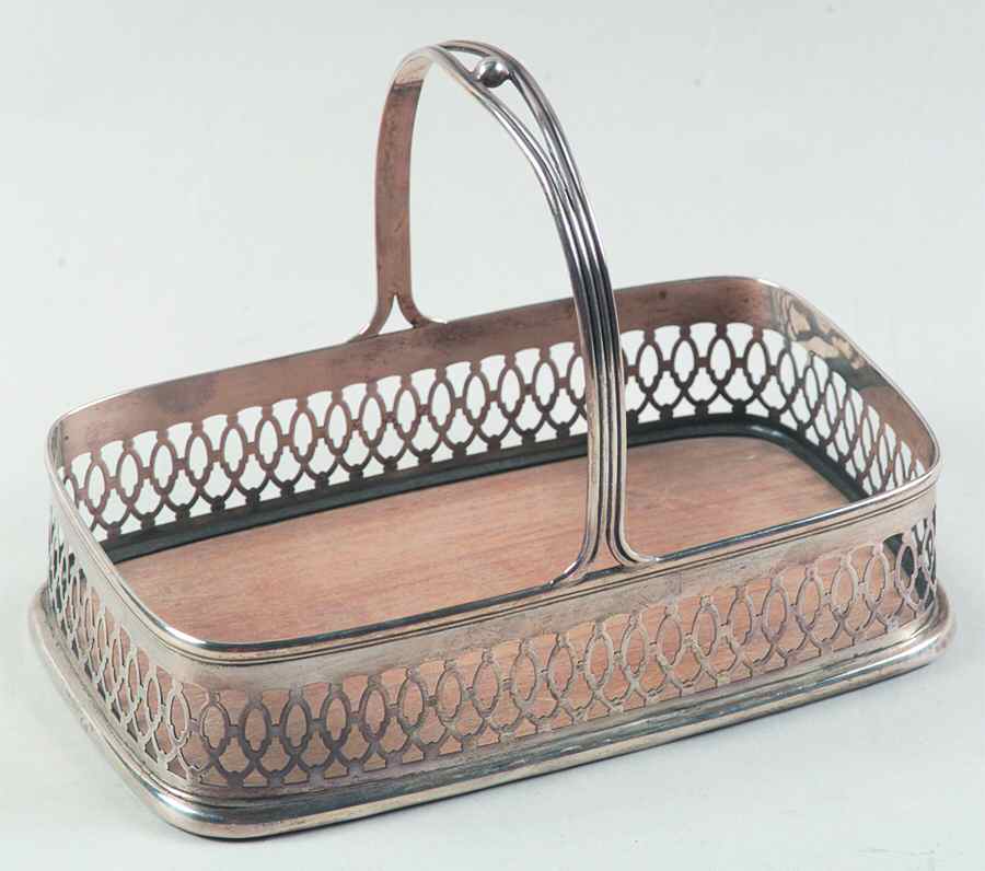 2216 (Sterling, Hollowware) 6" Handled Basket by Whiting Manf Co-1