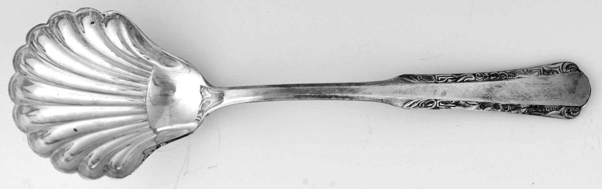 WMF110 (Sterling) Sugar Shell Spoon by WMF Flatware-1