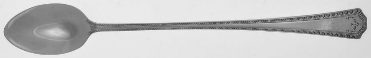 Adam (Sterling) Iced Tea Spoon by National Silver Co-1