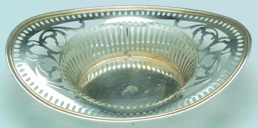 3967 (Sterling, Hollowware) Sterling Bon Bon Bowl by Watson-1