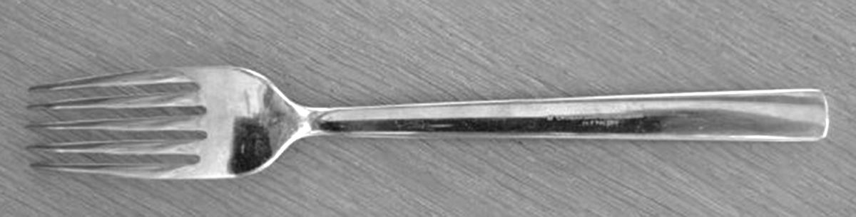 Combination (Stainless) Small Solid Cold Meat Serving Fork by WMF Flatware-1