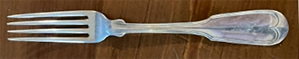 Fiddle Thread Fork by William Gale & Son-1