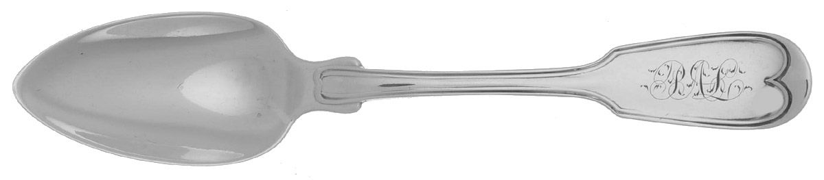 Fiddle Thread Orange Spoon by William Gale & Son-1