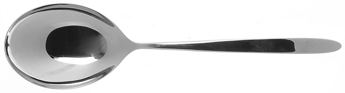 Europe III (Stainless) Solid Serving Spoon by WMF Flatware-1