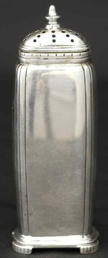 Rhythm (Sterling, Hollowware) Pepper Shaker by Wallace Silver-1