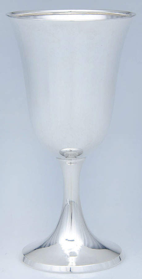 12 (Sterling, Hollowware) Water Goblet by Wallace Silver-1