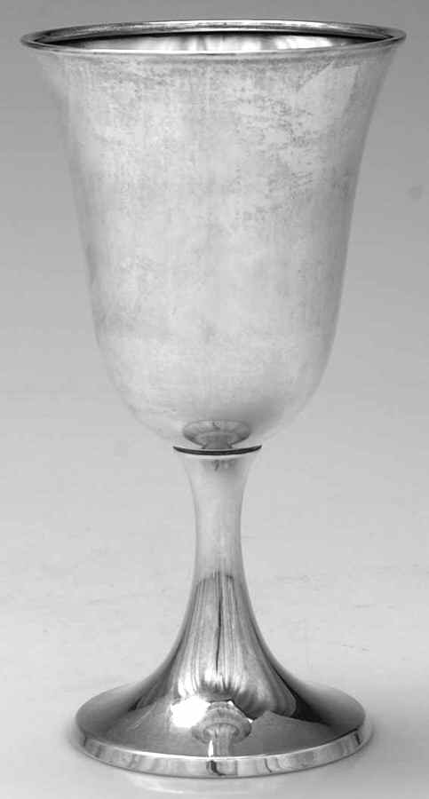 12 (Sterling, Hollowware) Water Goblet by Wallace Silver-1