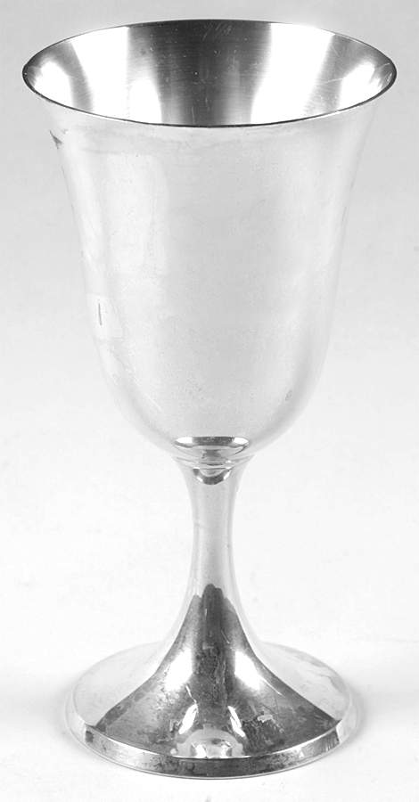 12 (Sterling, Hollowware) Water Goblet by Wallace Silver-1