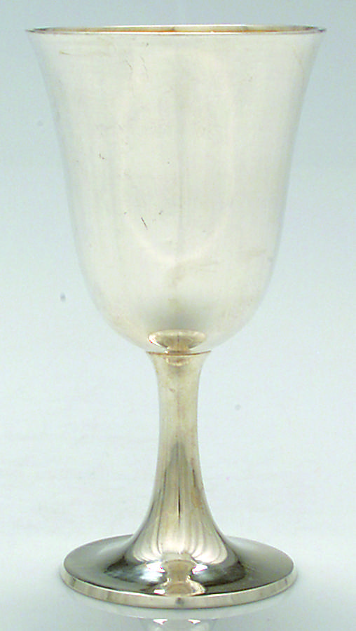 3322 (Sterling, Hollowware) Water Goblet by Wallace Silver-1