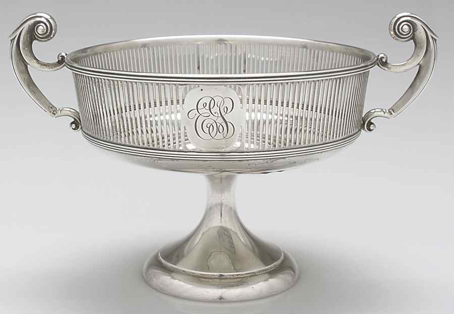 32 (Sterling, Hollowware) 6" Round Pedestal Bowl by Watson-1