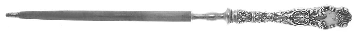 WS1 (Sterling) Small Steel Rod Sharpener Knife by Woodside Sterling Co-1