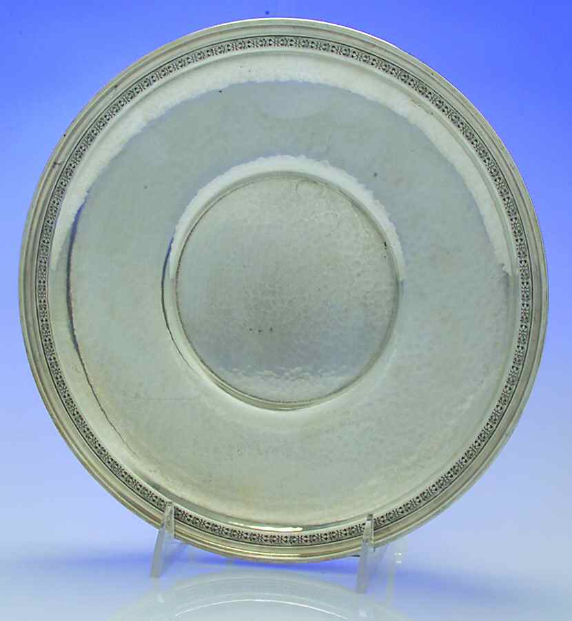 7929 (Sterling, Hollowware) Sterling Sandwich Plate by Weidlich Silver-1