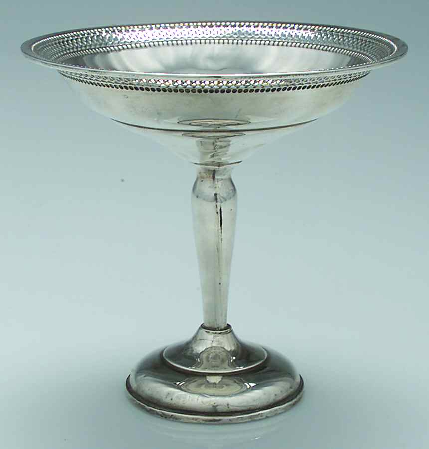 663 (Sterling, Hollowware) Sterling Compote by John Wanamaker-1