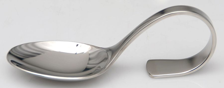 Bistro (Stainless, No Center Ridge) Happy Spoon by WMF Flatware-1