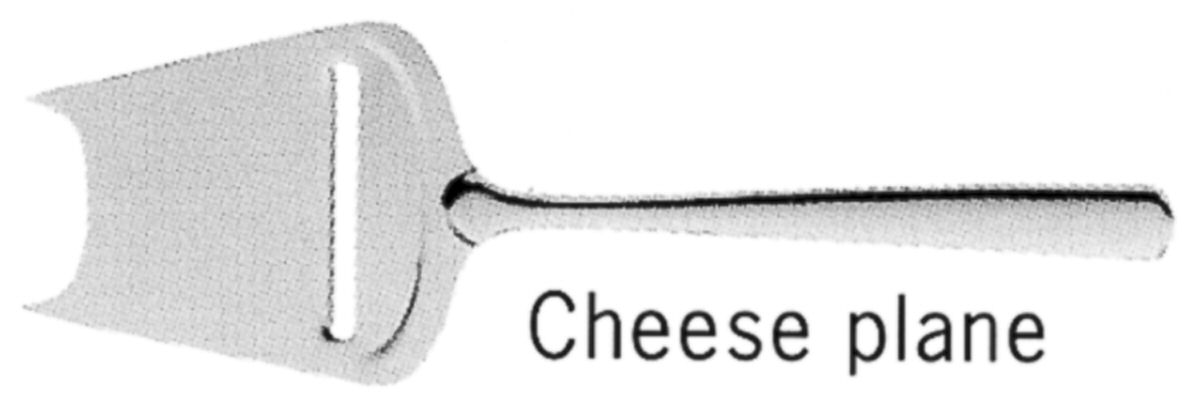 Bistro (Stainless, No Center Ridge) Cheese Plane Solid Piece by WMF Flatware-1