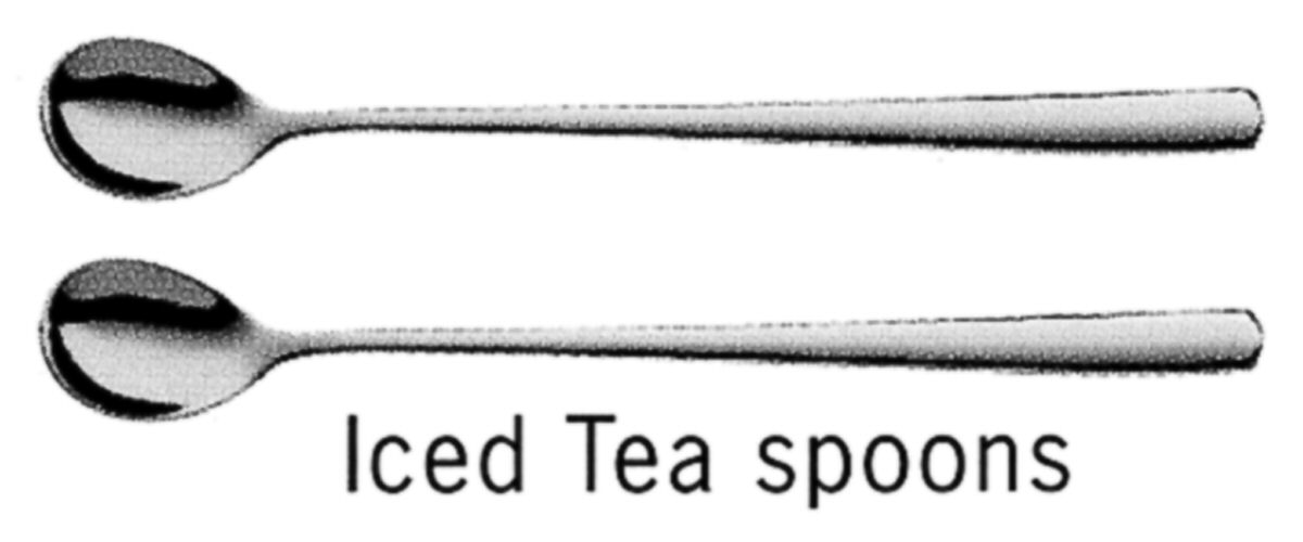 Bistro (Stainless, No Center Ridge) Iced Tea Spoon by WMF Flatware-1