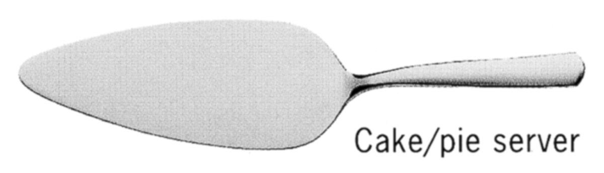 Bistro (Stainless, No Center Ridge) Pie and Cake Server, Solid Piece by WMF Flatware-1