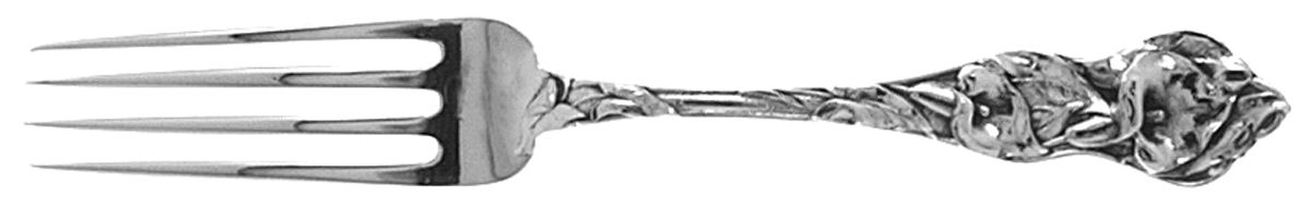 Floral Series #2 (Sterling) Dessert Fork by Watson-1