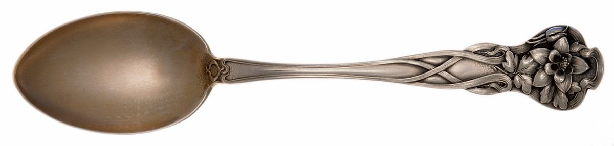 Floral Series #3 (Sterling) Five O'Clock Spoon - Set of 6 Motifs by Watson-1