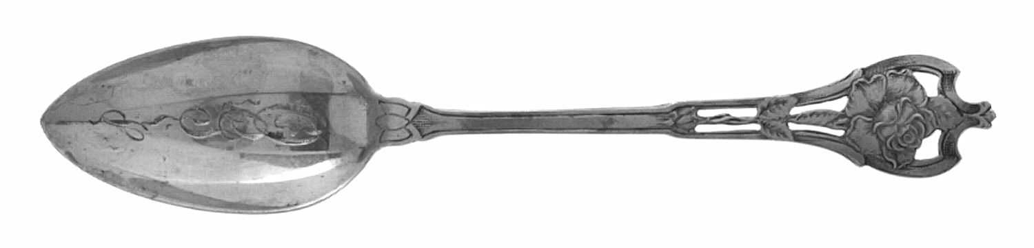 Floral Series #4 (Sterling) Teaspoon by Watson-1