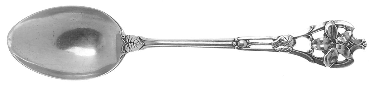 Floral Series #4 (Sterling) Teaspoon by Watson-1
