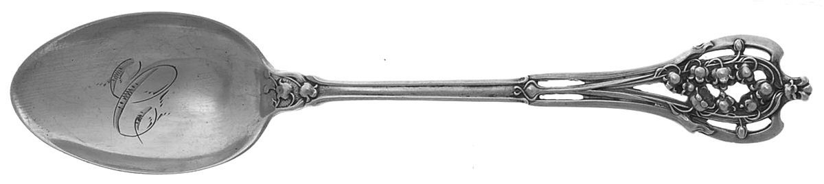 Floral Series #4 (Sterling) Teaspoon by Watson-1