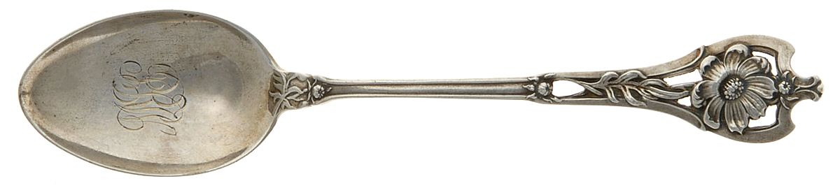 Floral Series #4 (Sterling) Teaspoon by Watson-1