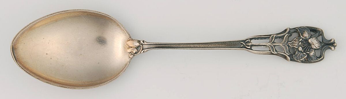 Floral Series #4 (Sterling) Demitasse Spoon by Watson-1