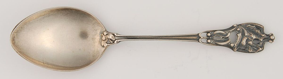 Floral Series #4 (Sterling) Demitasse Spoon by Watson-1