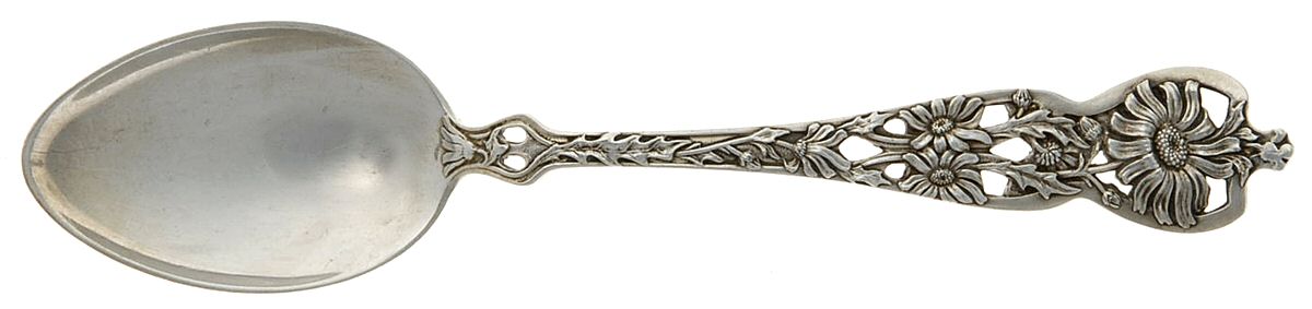 Floral Series #5 (Sterling) Teaspoon by Watson-1